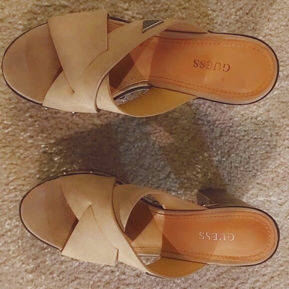 High Heels Slip-on Slides Sandals Summer Party Dress Platform - Picture 2 of 6